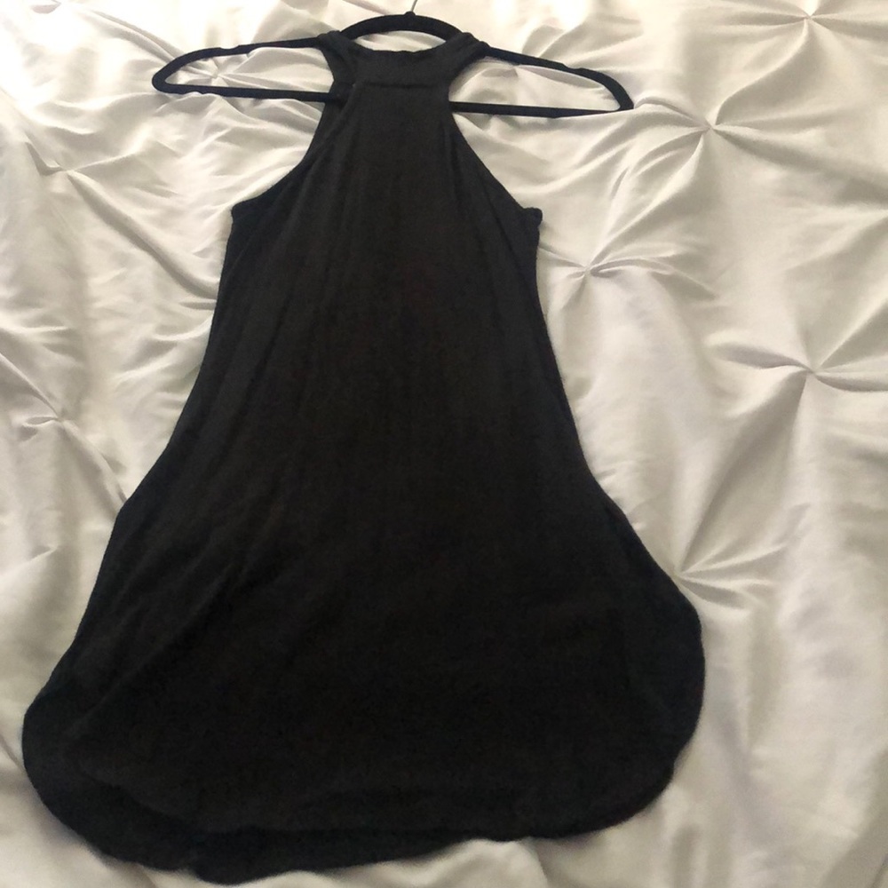 Short Black Turtle Neck Dress